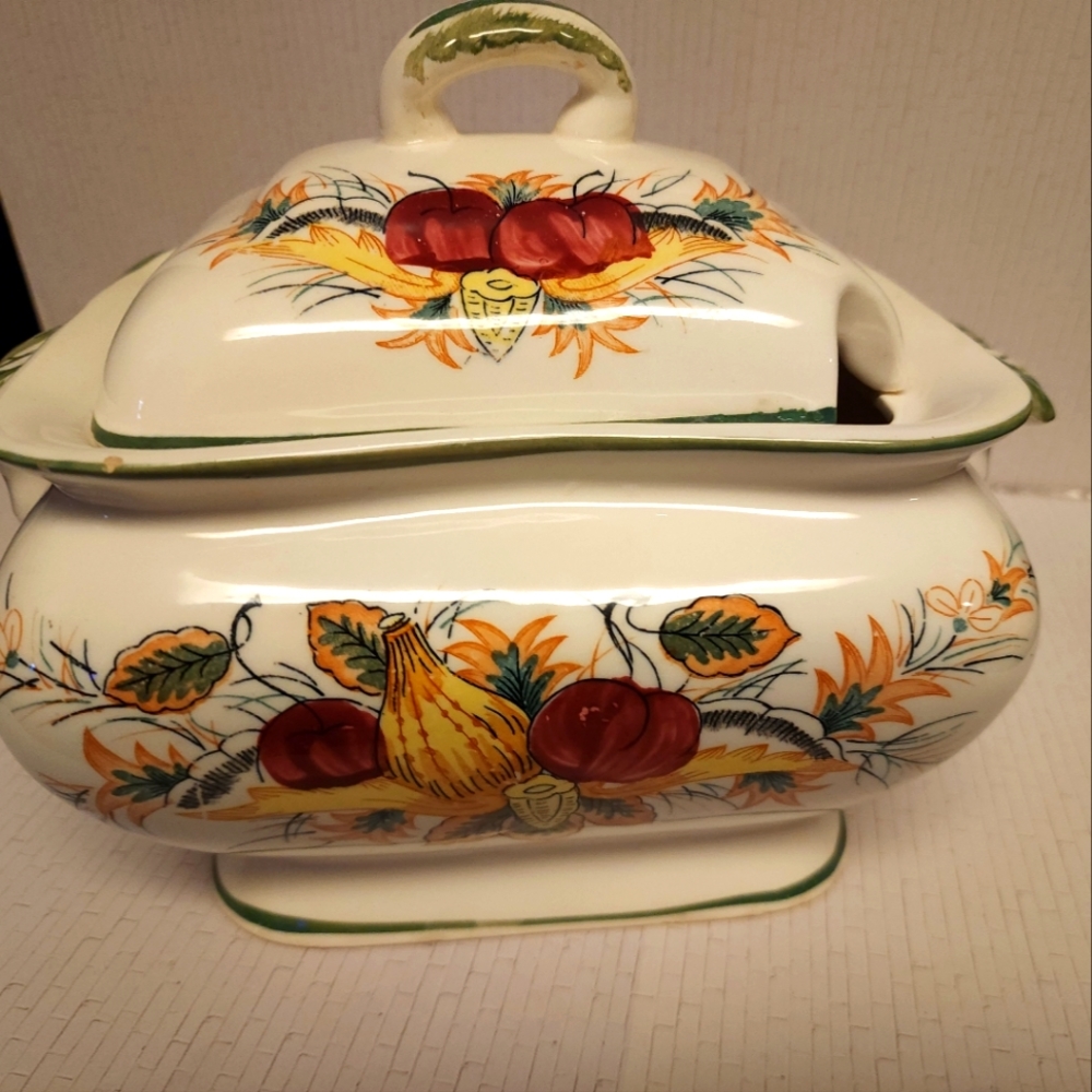 Vintage Autumnal Soup Tureen
